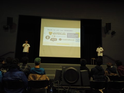 Presenting at Hack the Ridge